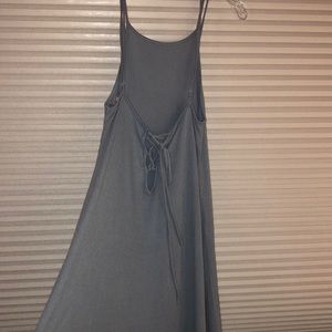 pacsun mini tank top blue dress